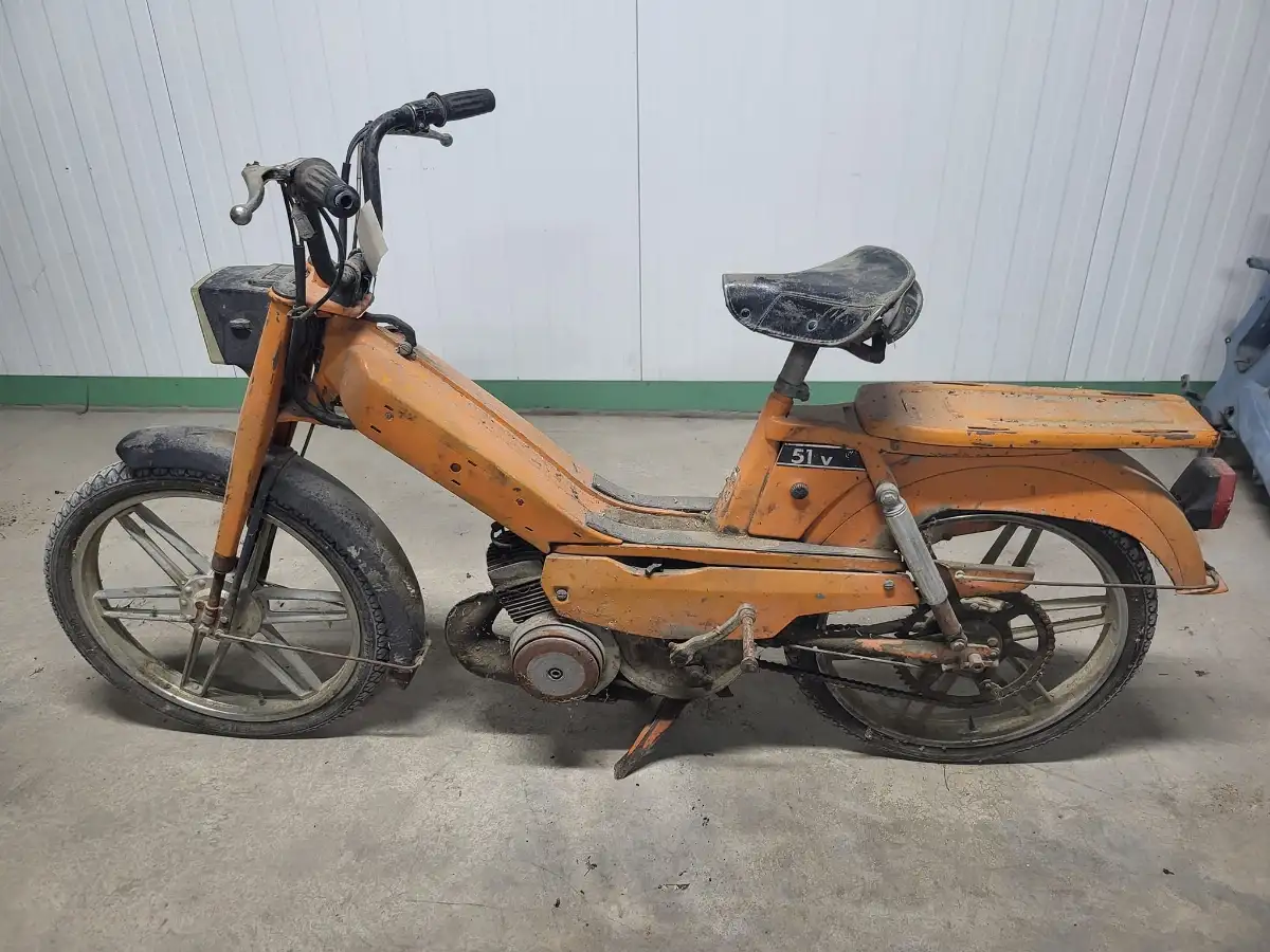 Motobécane 51v orange première version